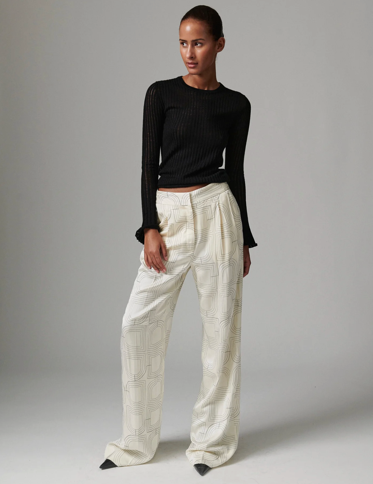 Bukser | Phoebe - Fluid Viscose Stitch